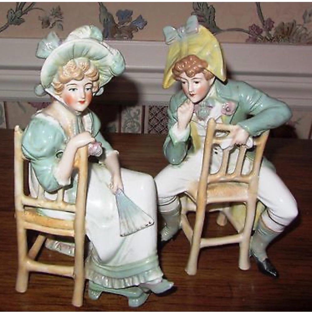 Carl Schneider, German Porcelain “Courting Couple”